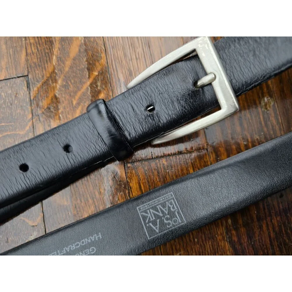 Men's Jos. A. Bank Black Classic Leather Belt